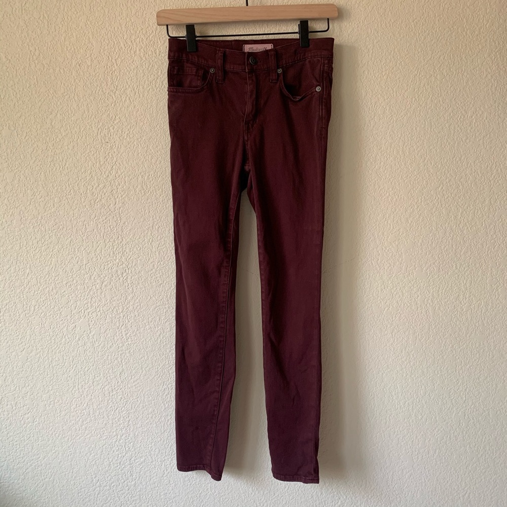 Madewell size 24, 9” high riser skinny skinny pant